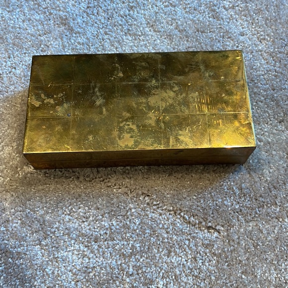 Stella McCartney amber gold bag, clutch hard box - Picture 4 of 5